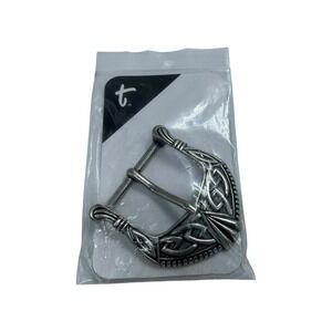 Tandy Leather 1 1/2 Inch Antique Nickel Celtic Buckle Belt Buckle Replacement